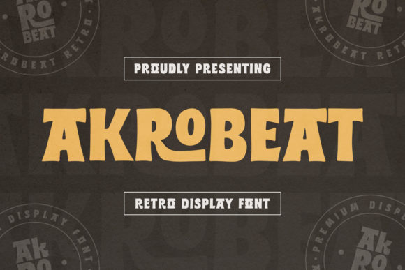 Akrobeat: The Bold Display Font That Elevates Handmade and Craft Projects