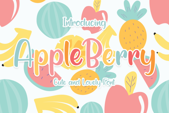 Apple Berry: A Playful Display Font That Brings Branding to Life