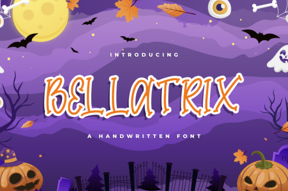 Bellatrix: A Spooky Display Font for Bold Branding and Halloween Designs