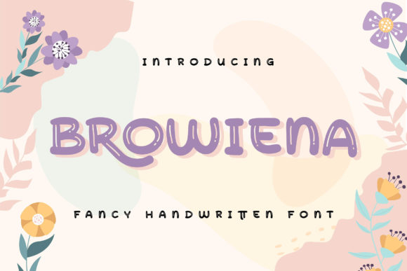 Browiena: A Stylish Display Font for Editorial Design and Digital Publishing