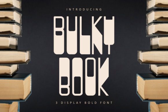 Bulky Book: A Bold Display Font for Modern Branding Projects