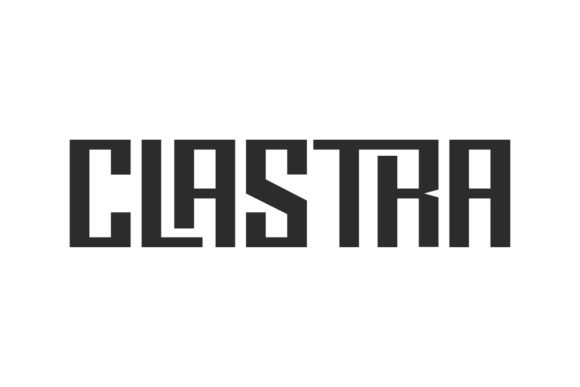 Clastra: A Robotic Display Font for Crafters and Makers