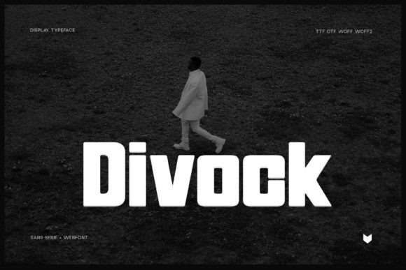 Divock: A Bold Display Font That Adds Personality to Branding Projects