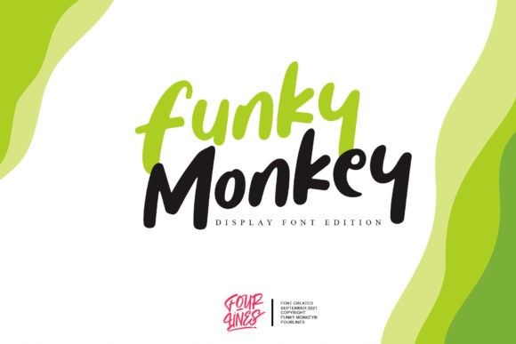Funky Monkey: A Casual Display Font for Lively Brand Designs