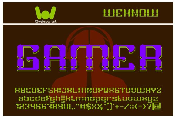 Gamer: A Bold Display Font for Dynamic Web and Brand Design