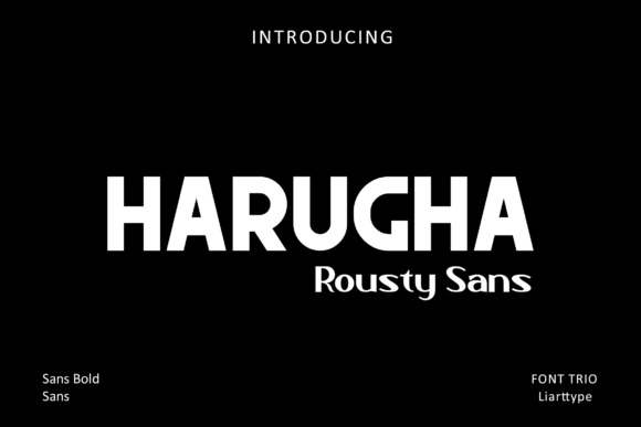 Harugha: A Bold Display Font That Elevates Editorial Design