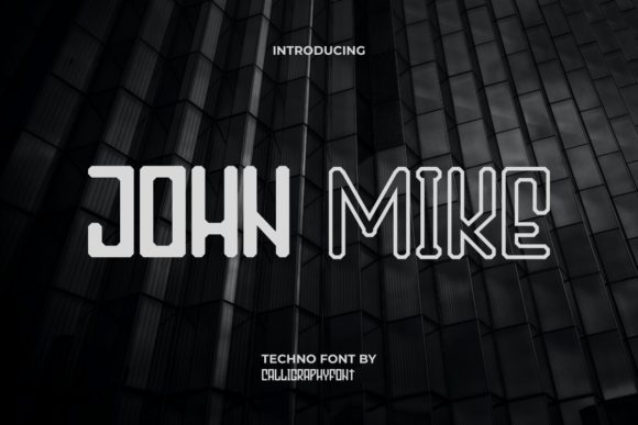 John Mike: A Sci-Fi Display Font for Modern Editorial Design