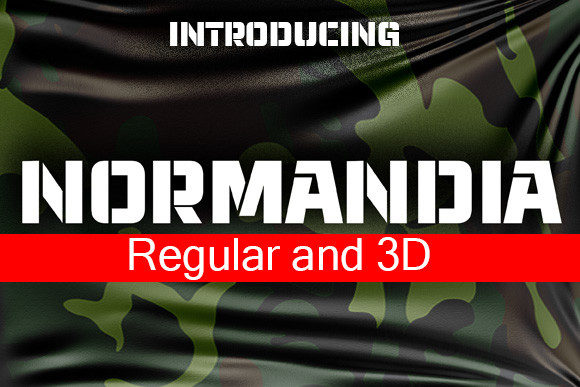 Normandia: A 3D Display Font That Elevates Campaign Visuals