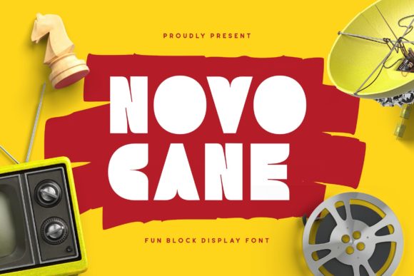 Novocane: A Bold Display Font for Modern Web Design Projects