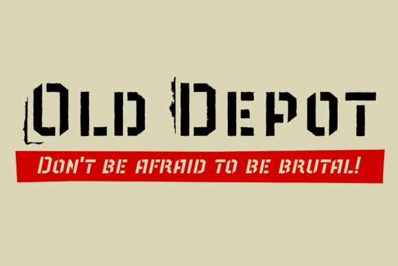 Old Depot: A Bold Display Font for Impactful Web Design