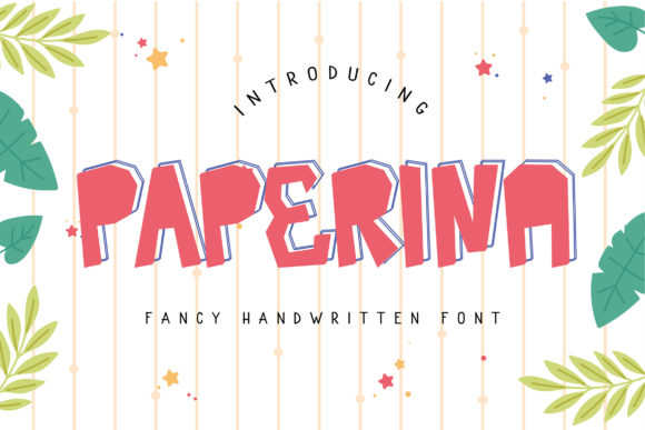 Paperina: A Playful Display Font for Authentic Brand Identities