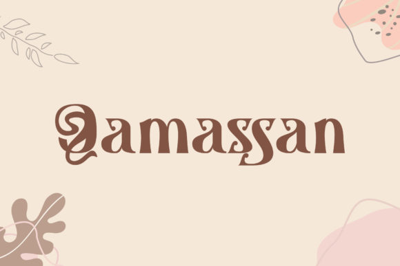 Qamassan: A Bohemian Vintage Typeface That Elevates Campaign Visuals
