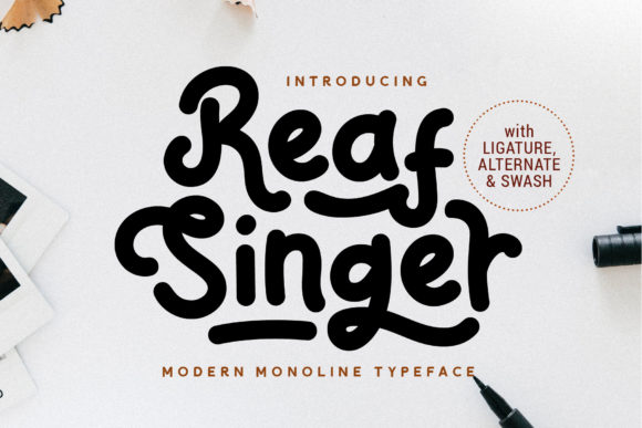 Reaf Singer: A Whimsical Display Font That Elevates Brand Identity