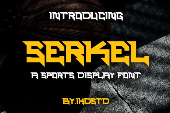 Serkel: A Bold Display Font for Dynamic Design Projects