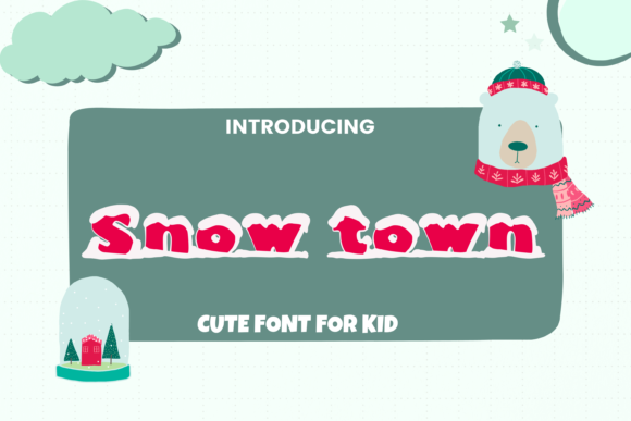 Snow Town: A Festive Display Font for Handmade Holiday Magic