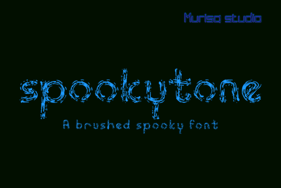 Spookytone: A Creepy-Yet-Readable Display Font for Crafters & Sellers