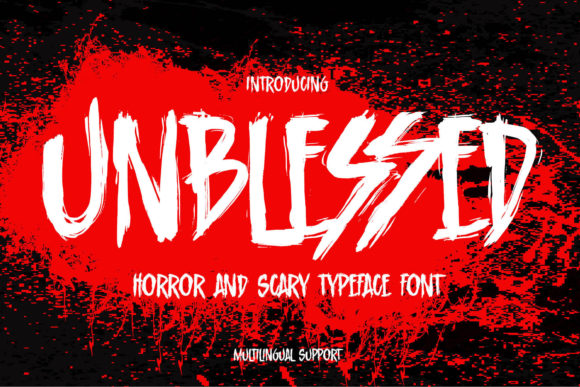 Unblessed: A Bold Display Font for a Memorable Brand Identity