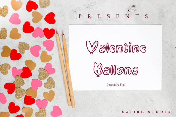 Valentine Ballons: The Display Font That Adds Personality to Your Brand