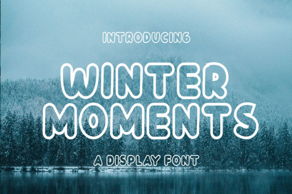 Winter Moments Font: Elevating Brand Design with a Cool Display Typeface