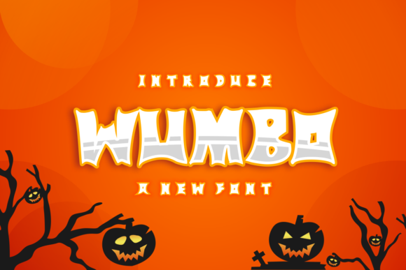 Wumbo: A Bold Display Font for Horror-Themed Web Design
